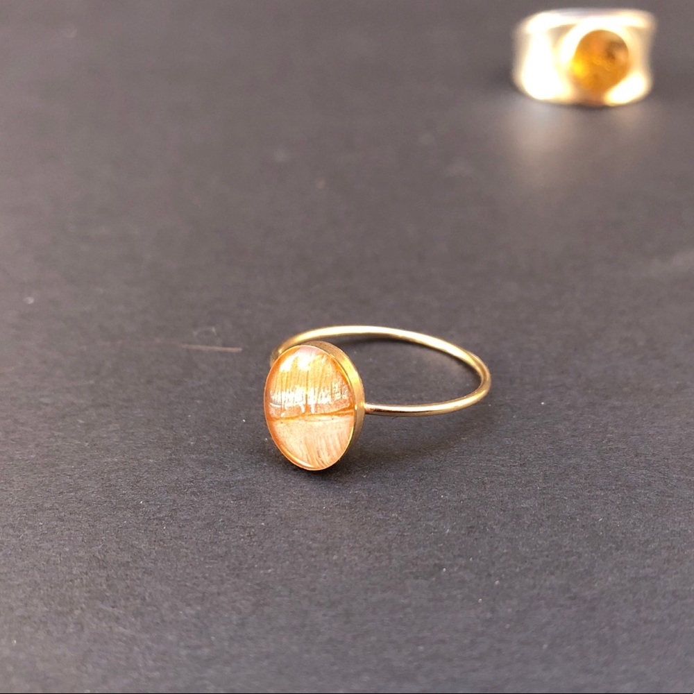 Stackable Upcycled Genuine Snakeskin Rings - image 2